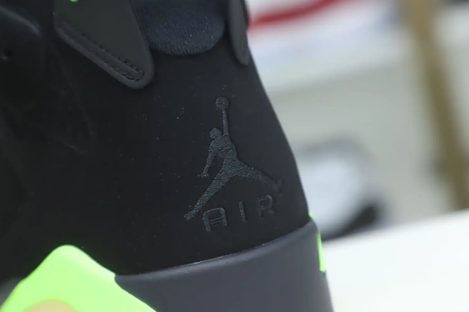 6 RETRO JORDAN GREEN' Kimikick AIR 'ELECTRIC 0619